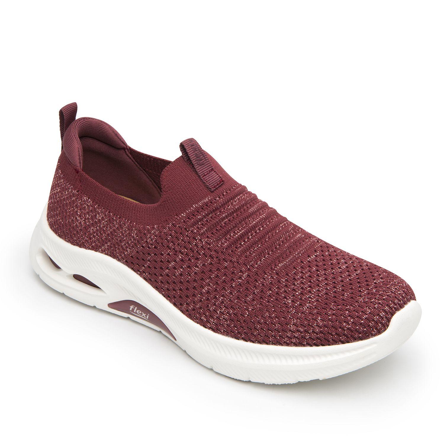 Zapatilla Mujer Brera 135201 Burgundy Flexi-1