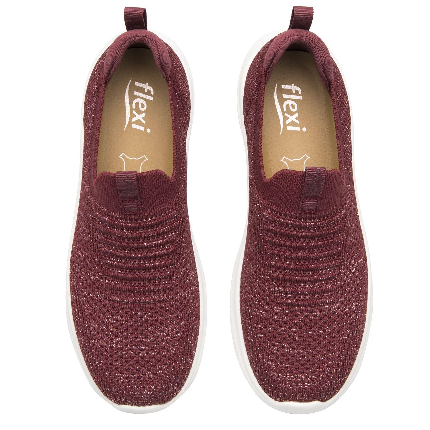Zapatilla Mujer Brera 135201 Burgundy Flexi-5