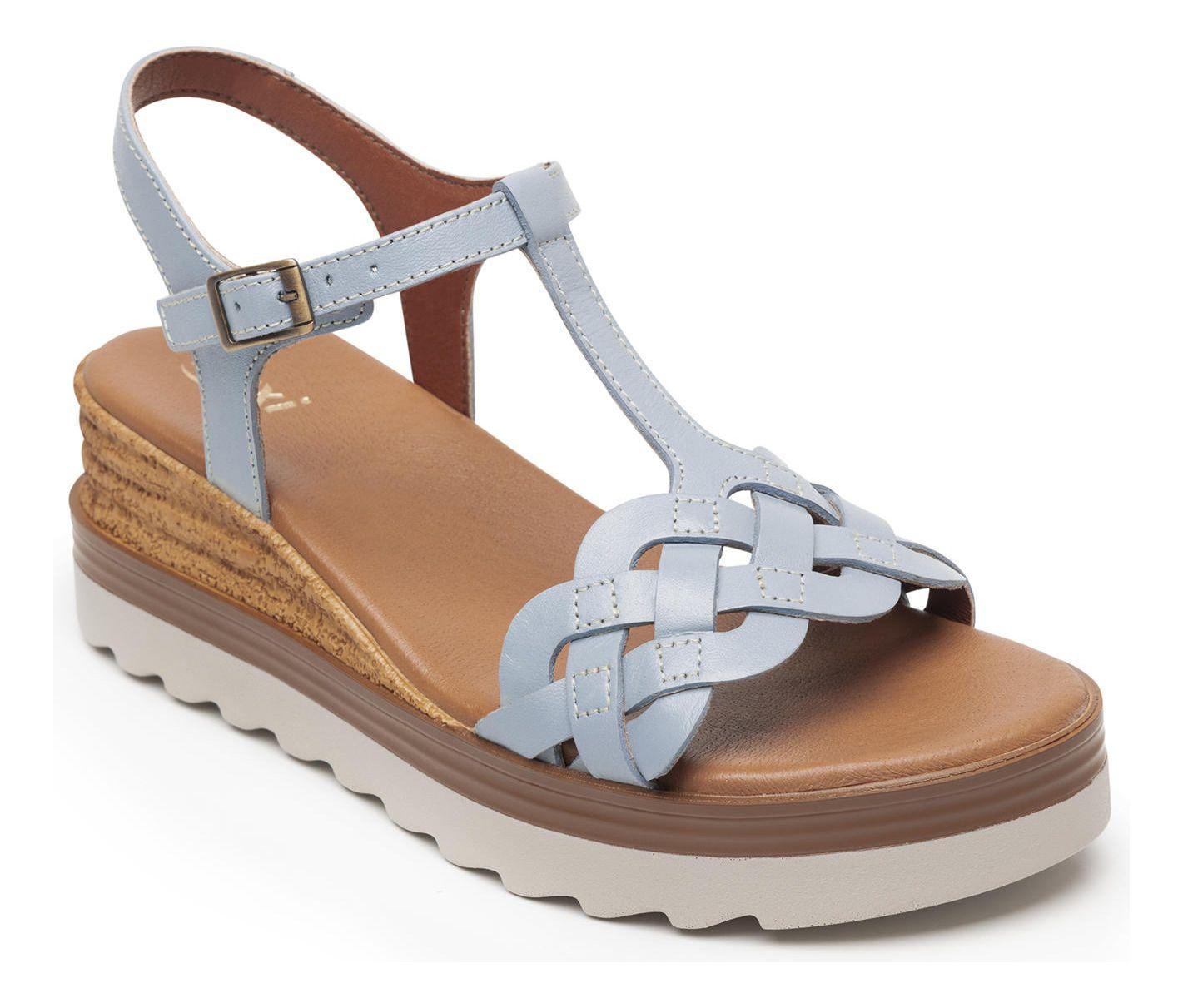 Sandalia Mujer Manaus 127703 Azul Flexi-2