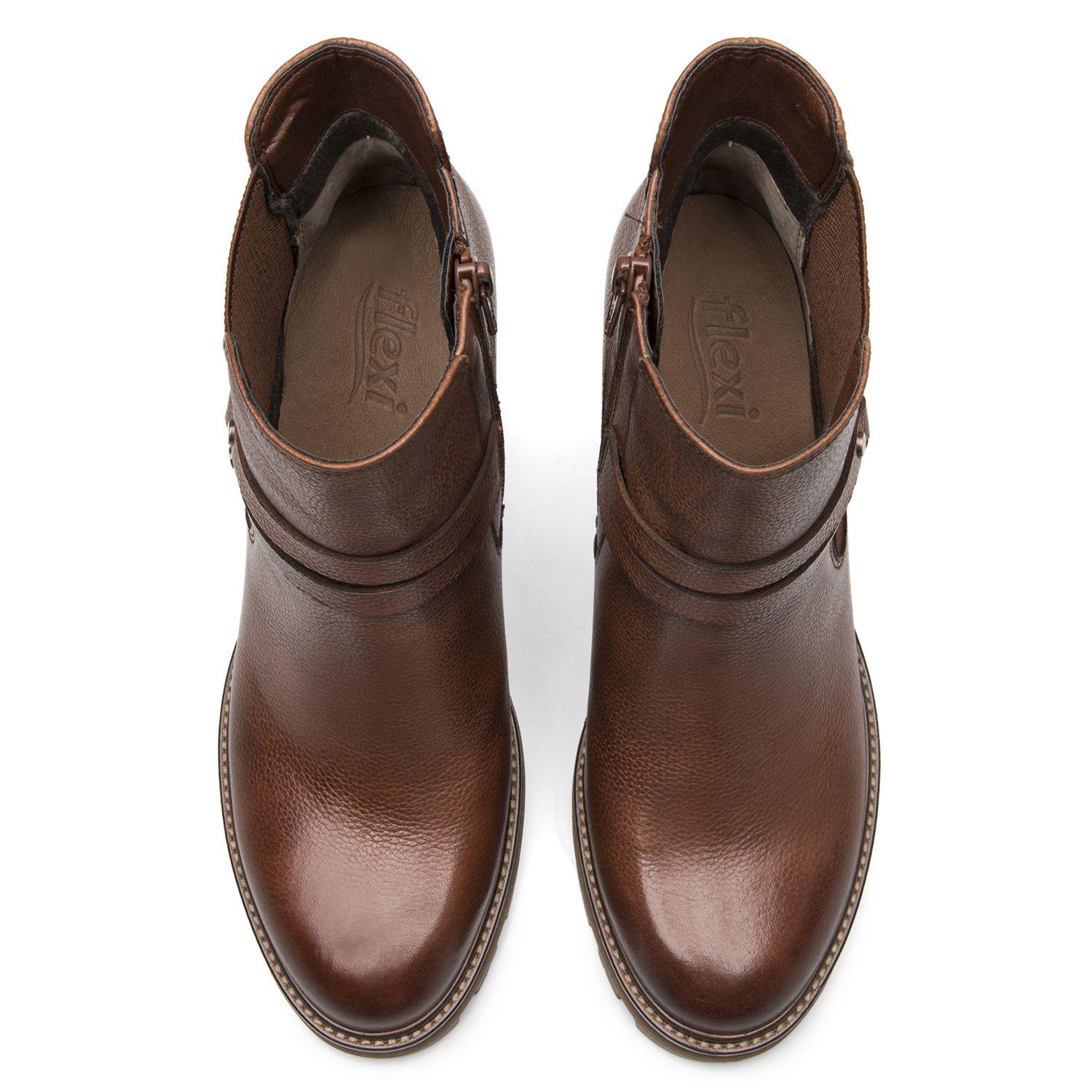 Botin Mujer Caipi 132601 Chestnut Flexi-7