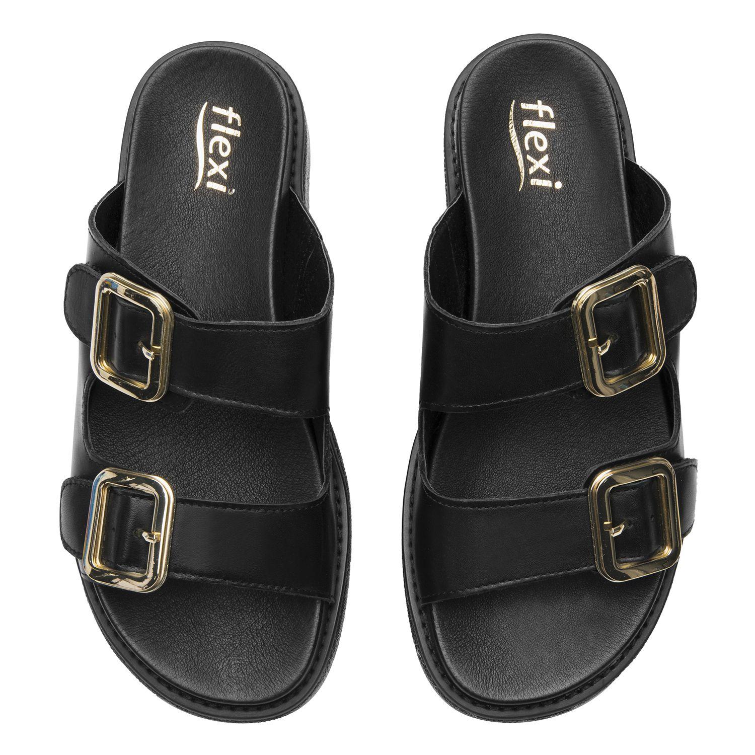 Sandalia Mujer Pia 135501 Negro Flexi-5