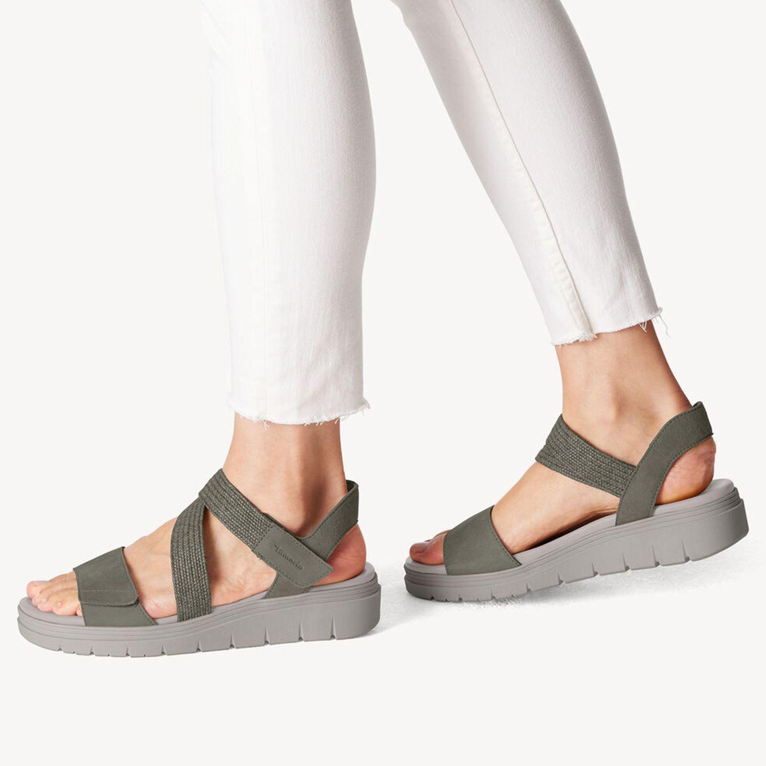 Sandalia Mujer 28241-42 Verde  Tamaris-2