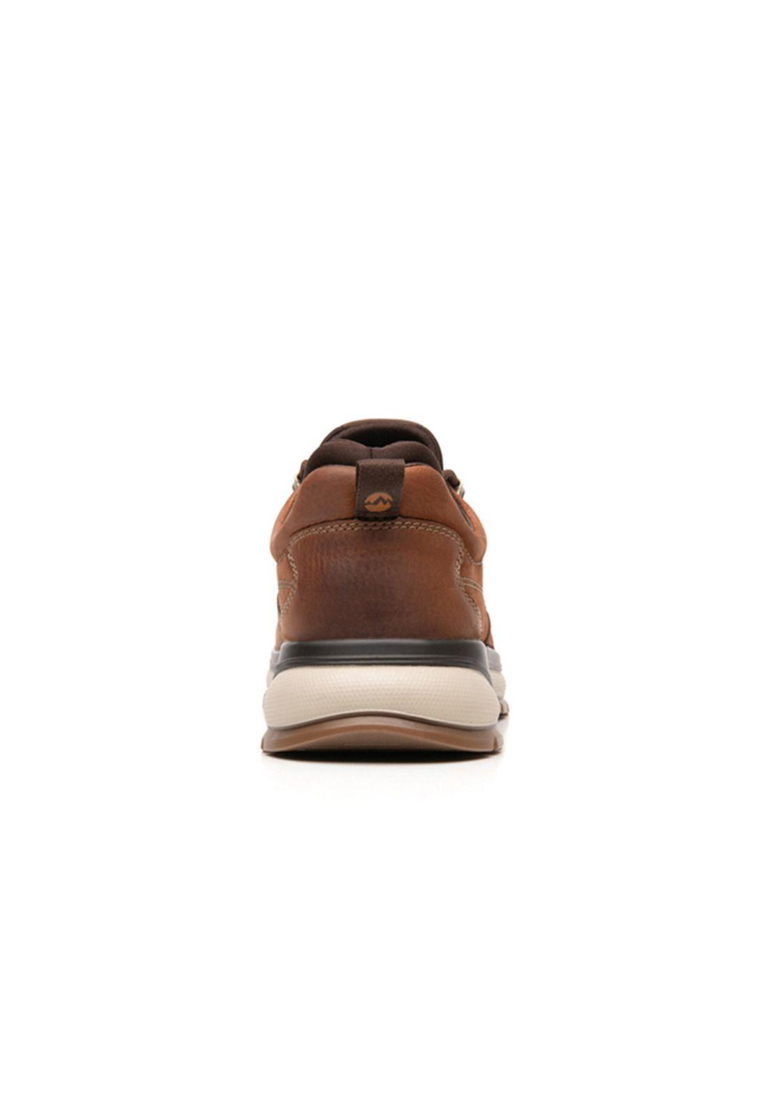 Zapato Flexi Hombre Randall Dark Tan-4