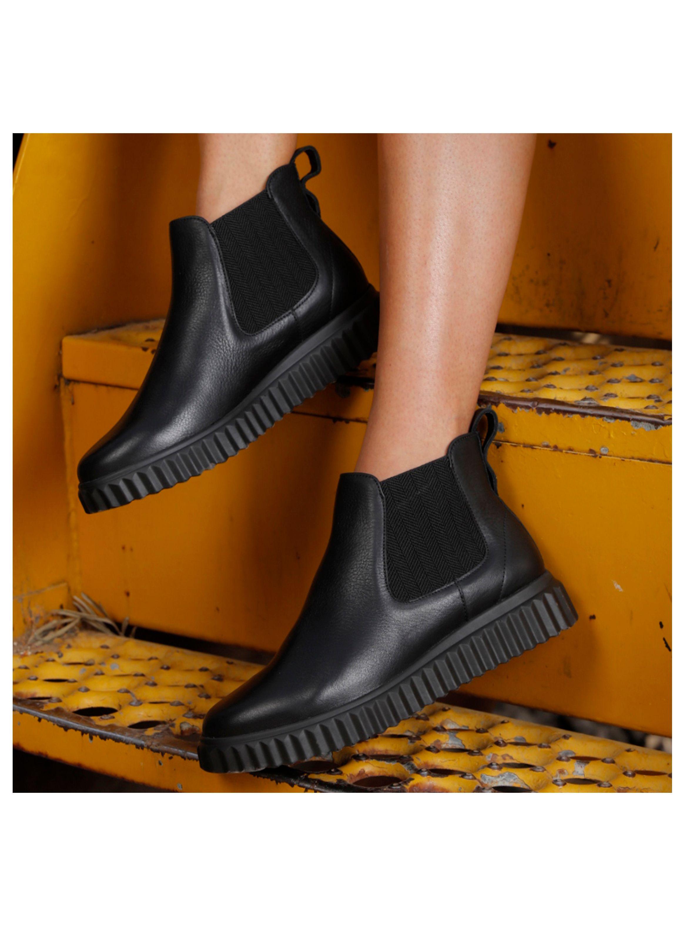 Botín Mujer Eileen 134704 Negro Flexi-2