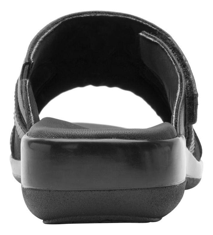 Sandalia Mujer Cuero Gaia Negro Flexi-3