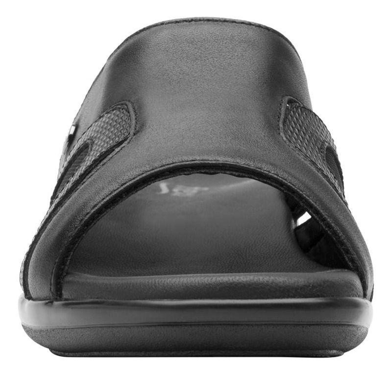 Sandalia Mujer Cuero Gaia Negro Flexi-4