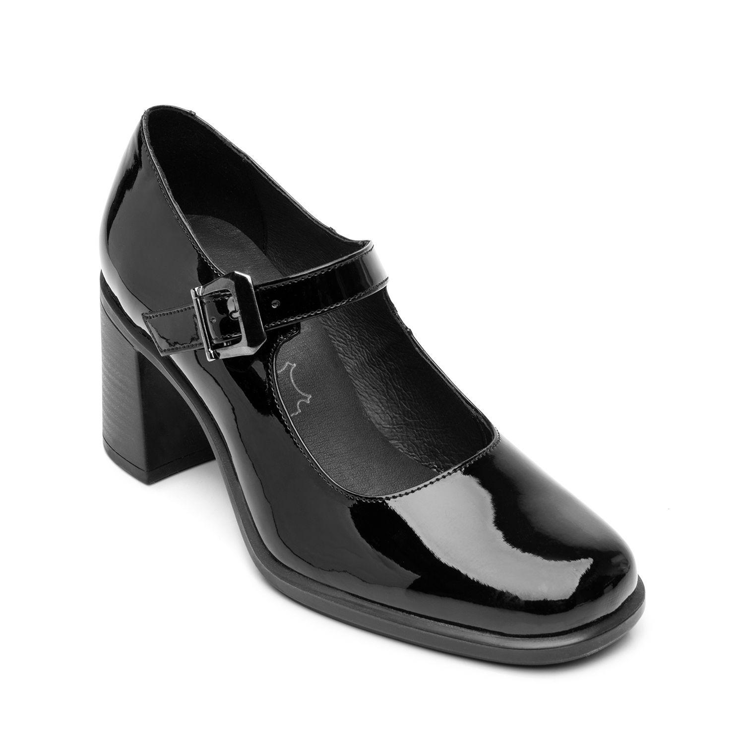 Zapato Mujer Halia 137603 Negro Charol Flexi-1