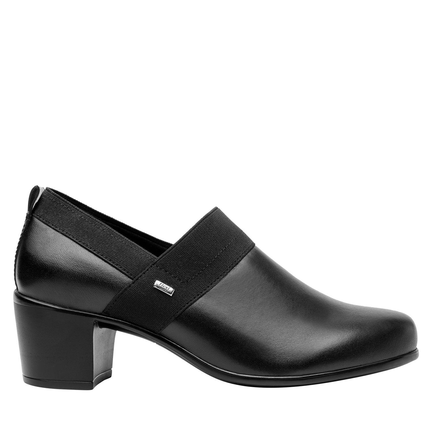 Zapato Mujer Cuero Renata Negro Flexi-0
