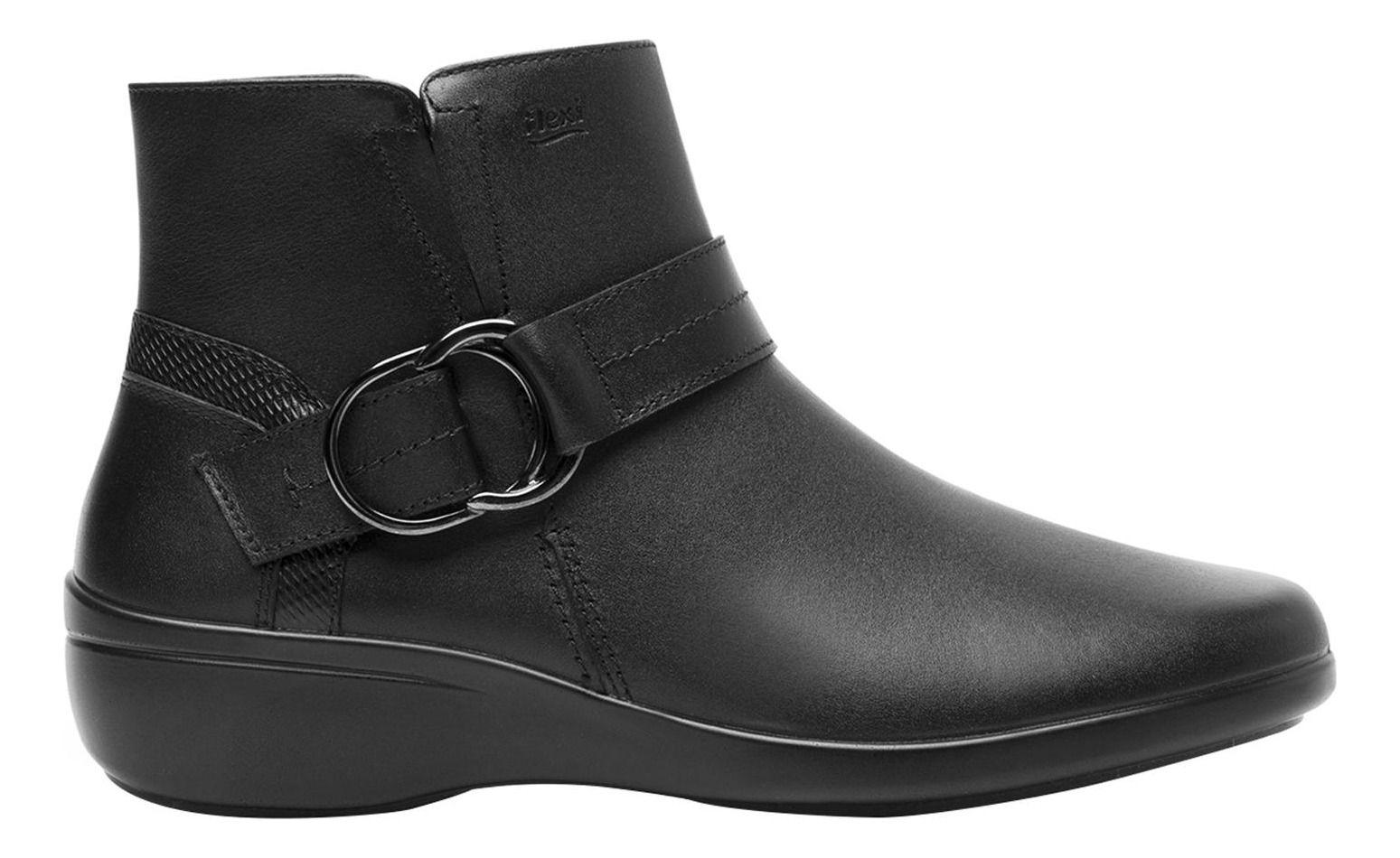 Botín Mujer Karime 18131 Negro Flexi-4