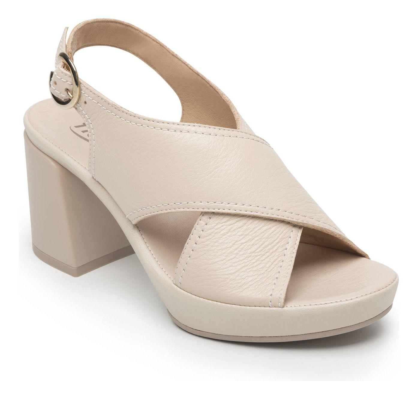 Sandalia Mujer Birgit 122701 Marfil Flexi-2