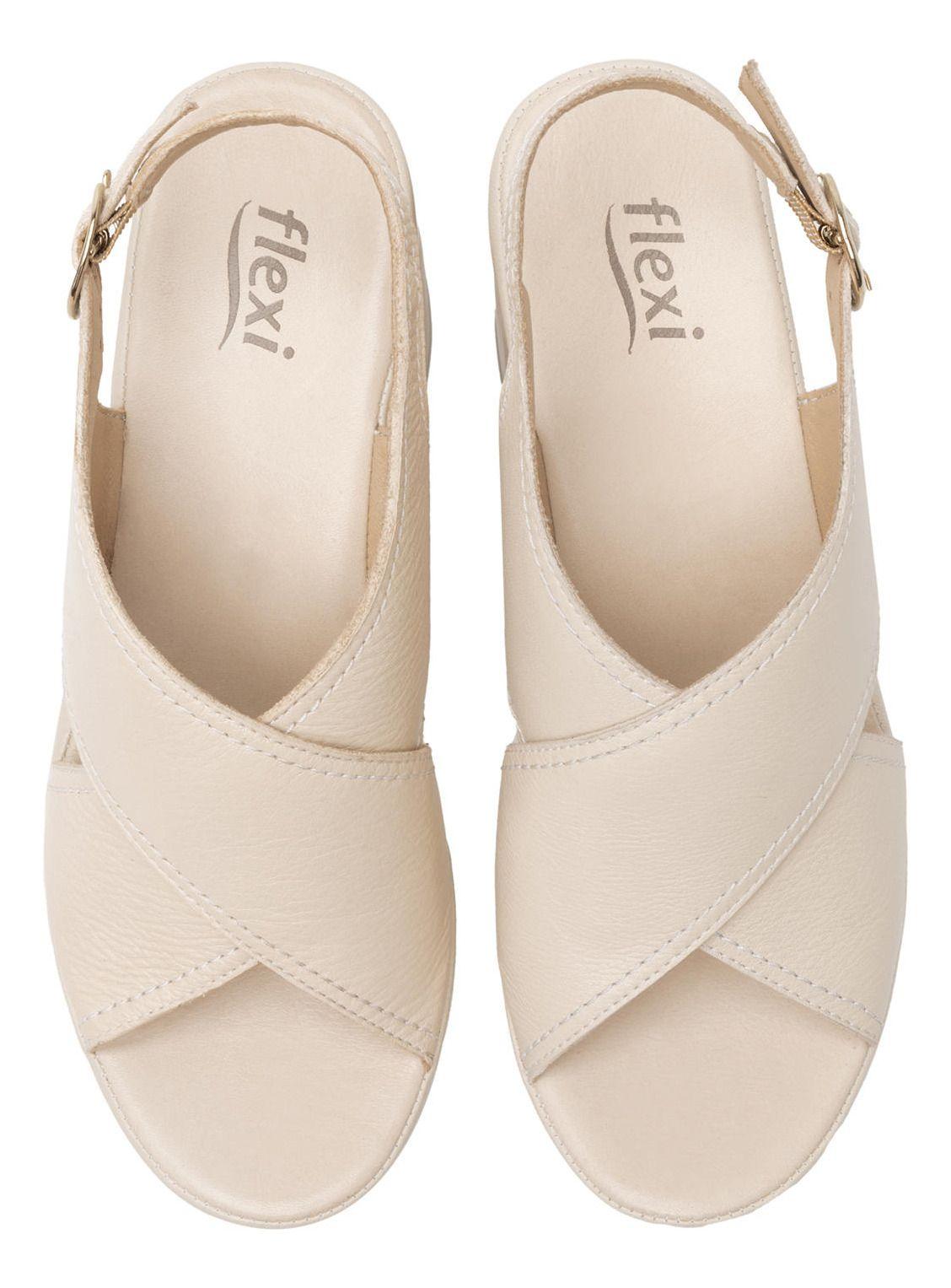 Sandalia Mujer Birgit 122701 Marfil Flexi-5