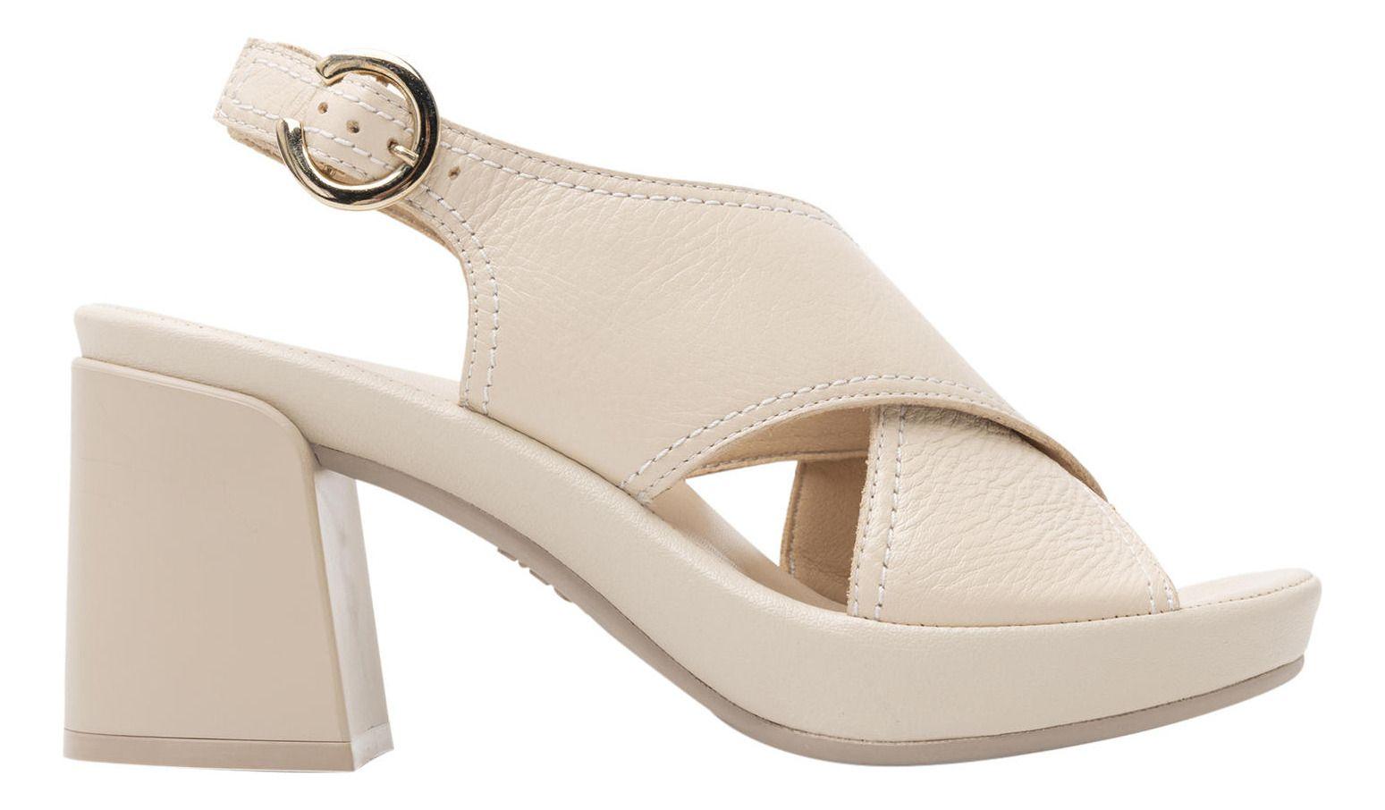 Sandalia Mujer Birgit 122701 Marfil Flexi-2