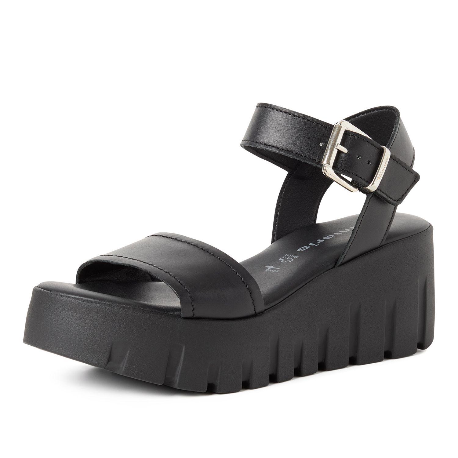 Sandalia Mujer 28712-42 Negra  Tamaris-3