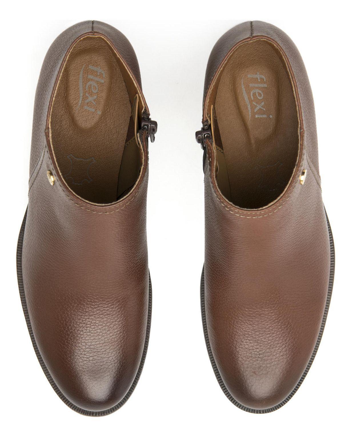 Botín Mujer Iza 109219 Café Flexi-4