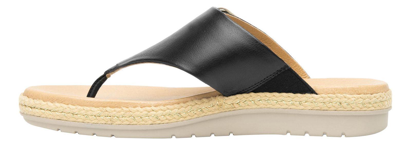 Sandalia Mujer Cuero Peonia Negro Flexi-2