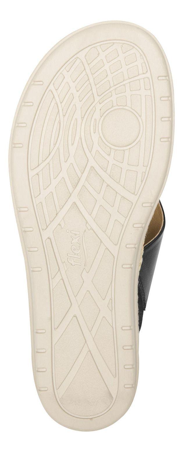 Sandalia Mujer Cuero Peonia Negro Flexi-3