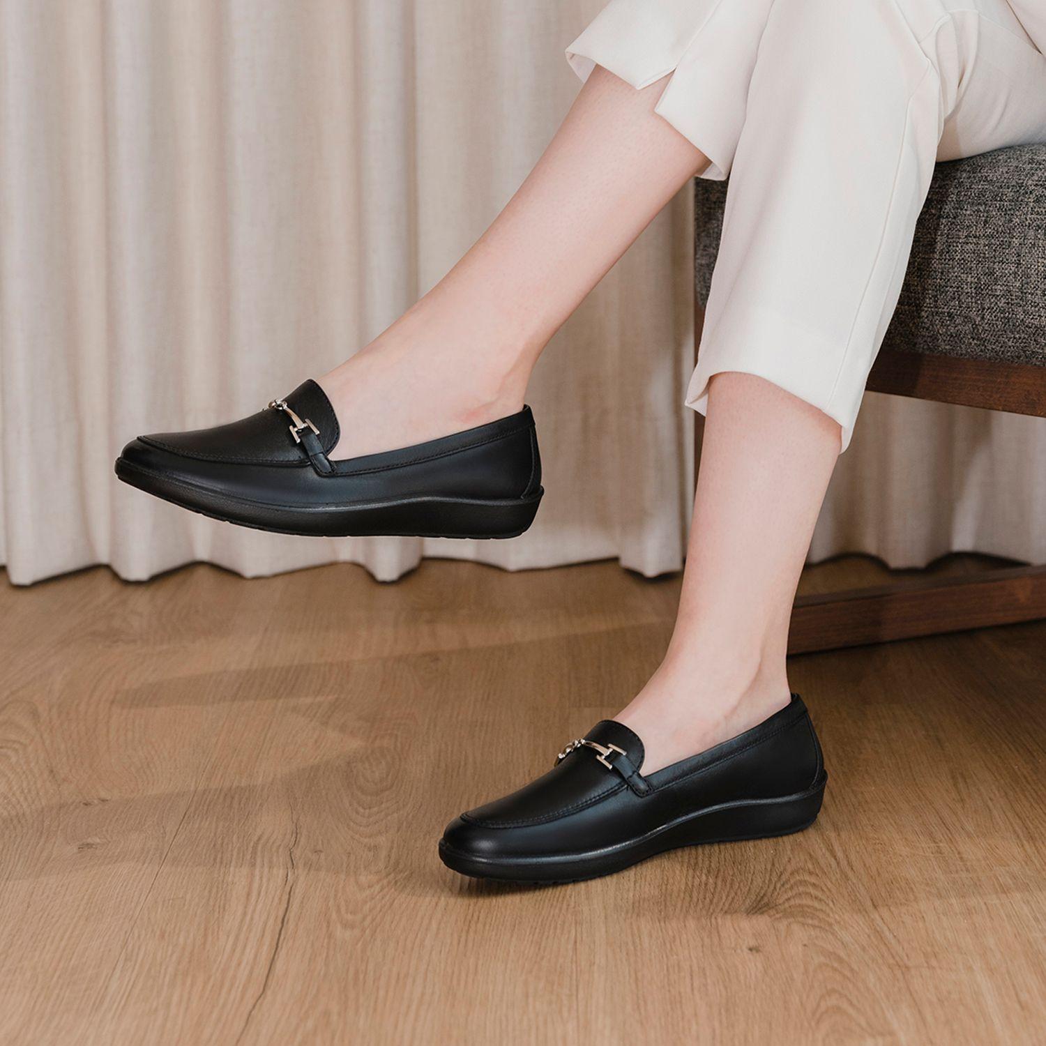 Zapato Mujer Cuero Amelie Negro Flexi-2