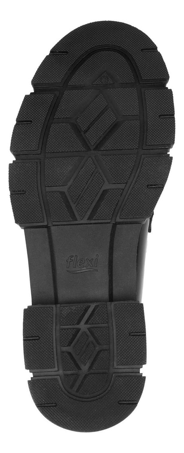 Mocasín Mujer Cuero Dune 124602 Negro Flexi-5
