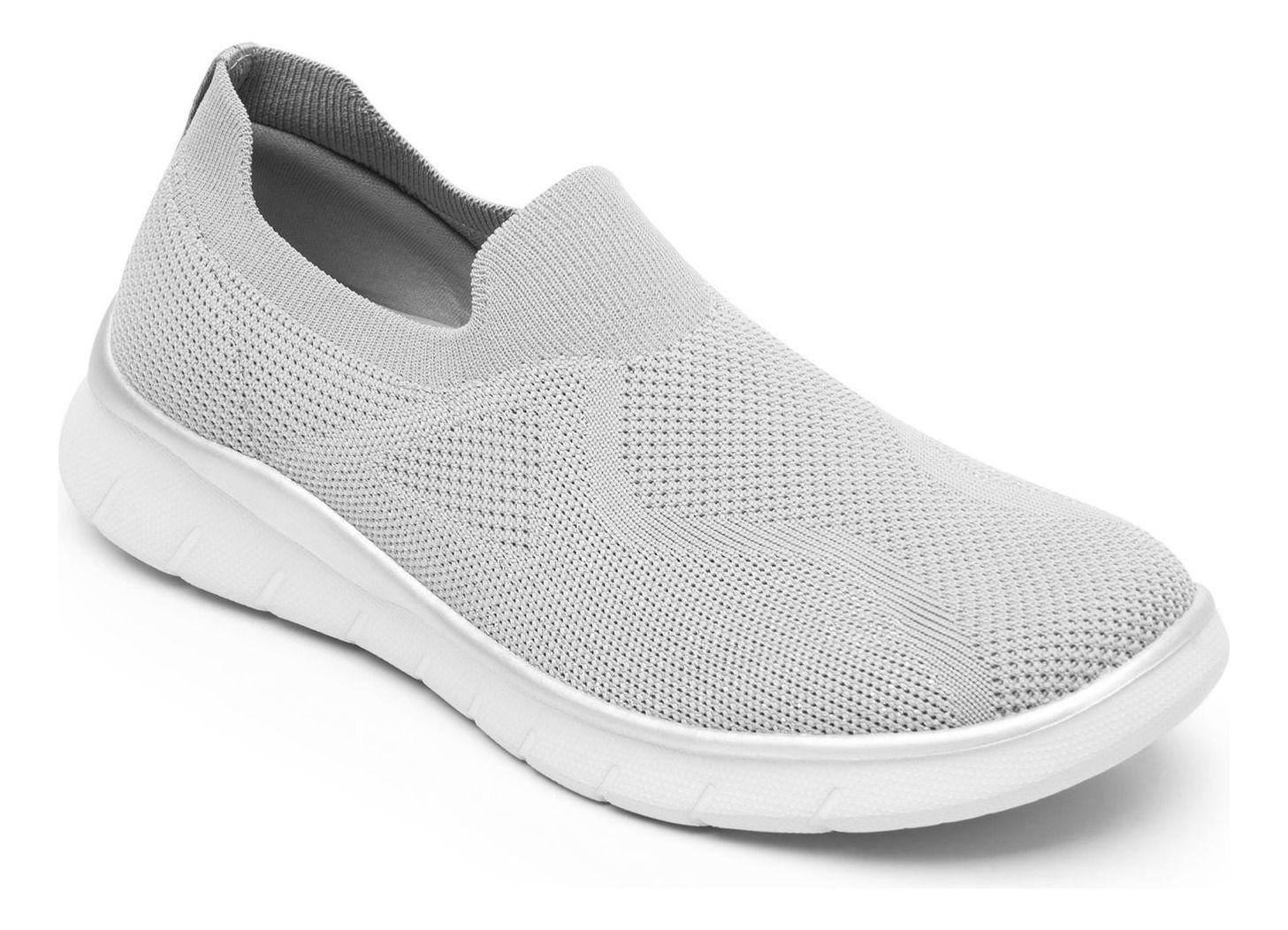 Zapatilla Mujer Ashley 125601 Gris Flexi-2