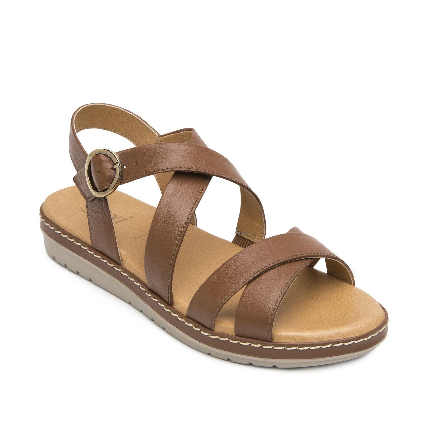 Sandalia Mujer Peonia 100227 Café Flexi-1