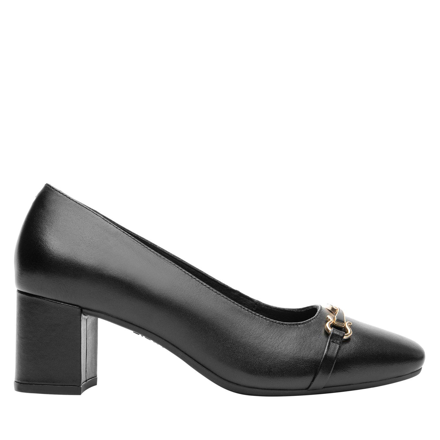 Zapato Mujer Cuero Marione Negro Flexi-0