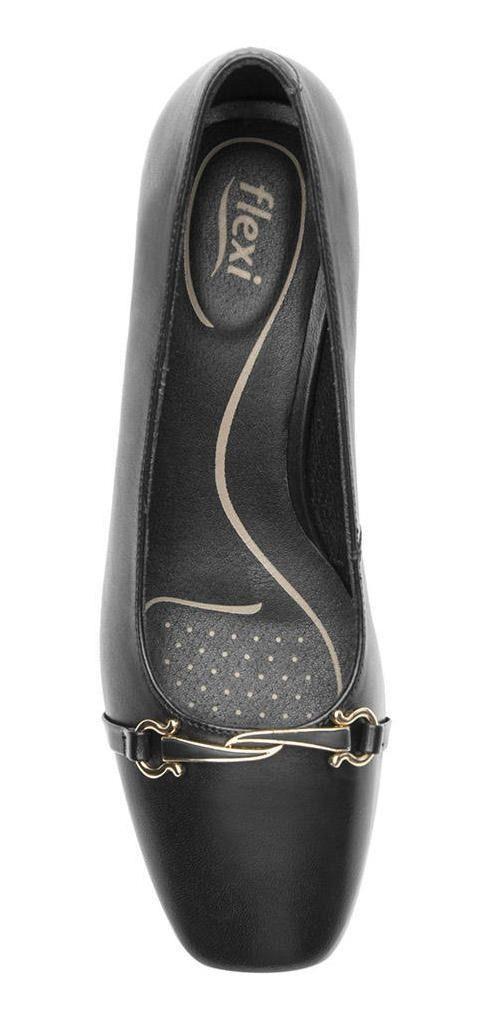Zapato Mujer Cuero Marione Negro Flexi-5