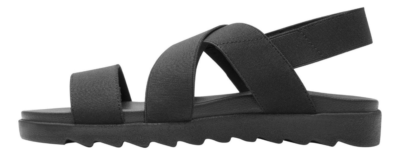 Sandalia Mujer Norah Negro Flexi-2