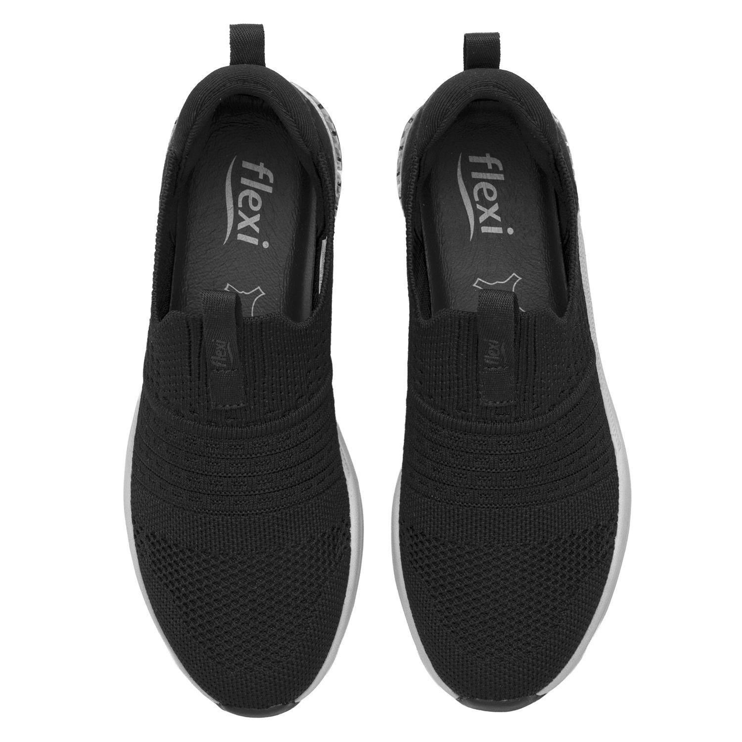 Zapatilla Mujer Casiopea 105123 Negra Flexi-6