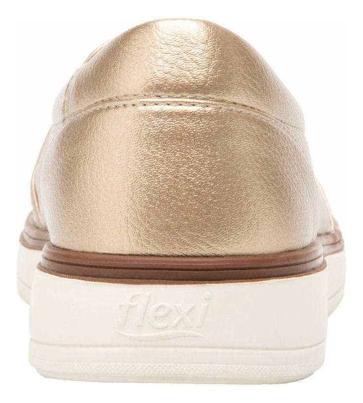 Zapatilla Mujer Canoli Dorado Flexi-5