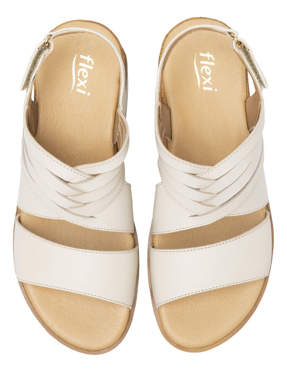 Sandalia Mujer Manaus 127702 Blanco Algodón-6