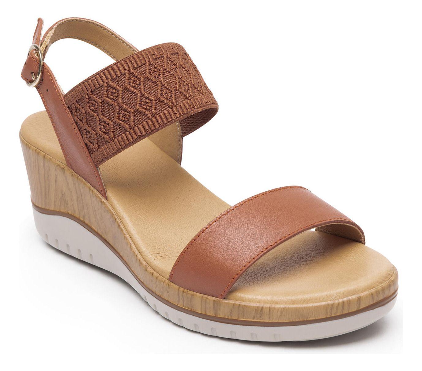 Sandalia Mujer Emily 113310 Rosa Terracota Flexi-1