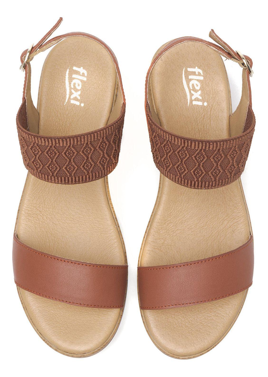 Sandalia Mujer Emily 113310 Rosa Terracota Flexi-4