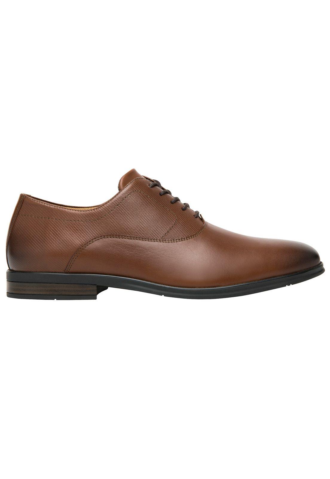 Zapato Hombre Cuero Crypto Café Flexi-1