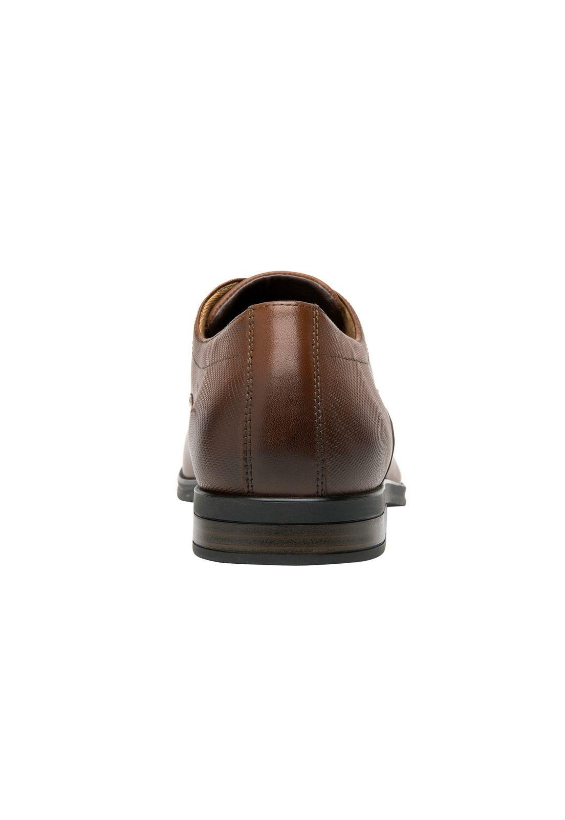 Zapato Hombre Cuero Crypto Café Flexi-5