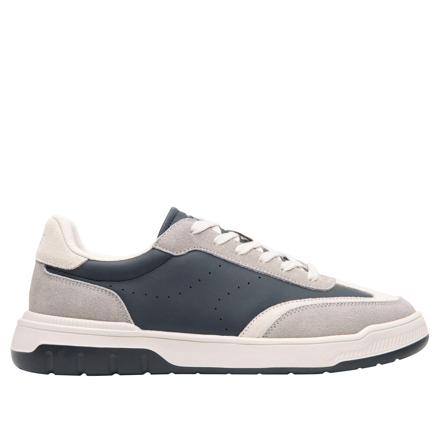 Zapatilla Hombre Cardiff 417505 Gris Flexi-0