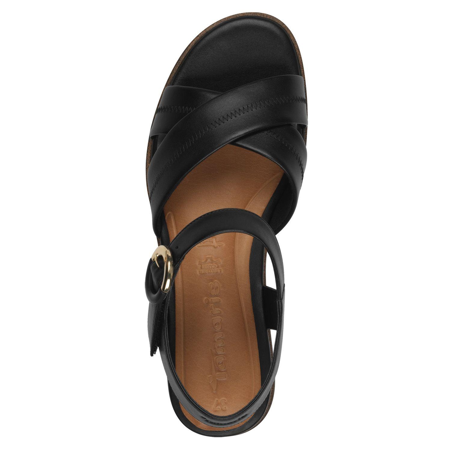Sandalia Mujer 28202-42 Negra  Tamaris-4