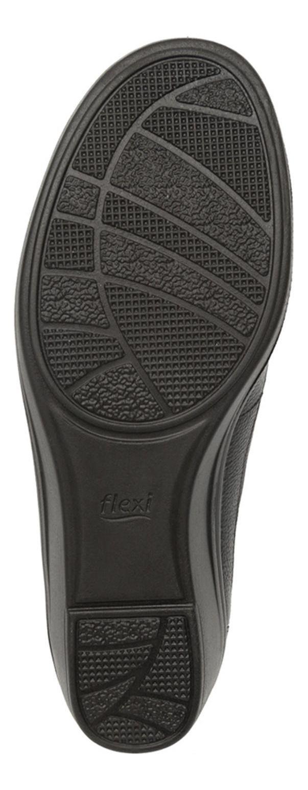 Zapato Mujer Cuero Castaña Negro Flexi-4