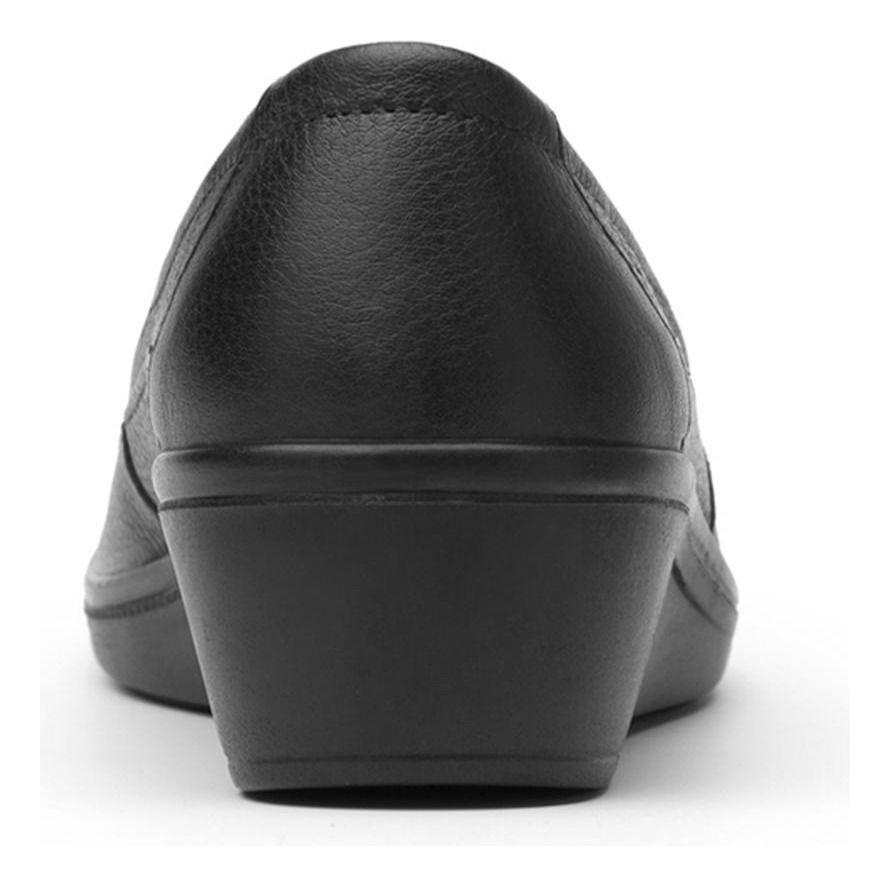 Zapato Mujer Cuero Castaña Negro Flexi-6