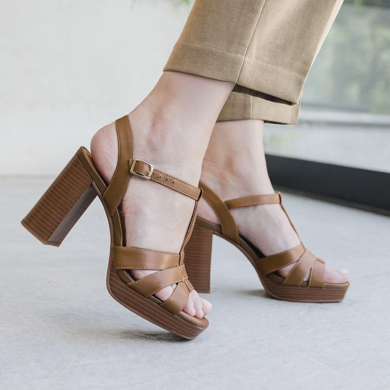 Sandalia Mujer Katnis 134401 Café Arena Flexi-2