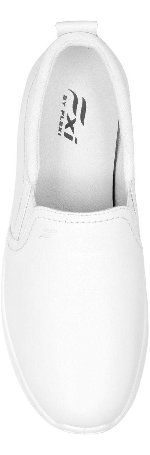 Zapatilla Mujer Cuero Atsiri Blanco Flexi-5