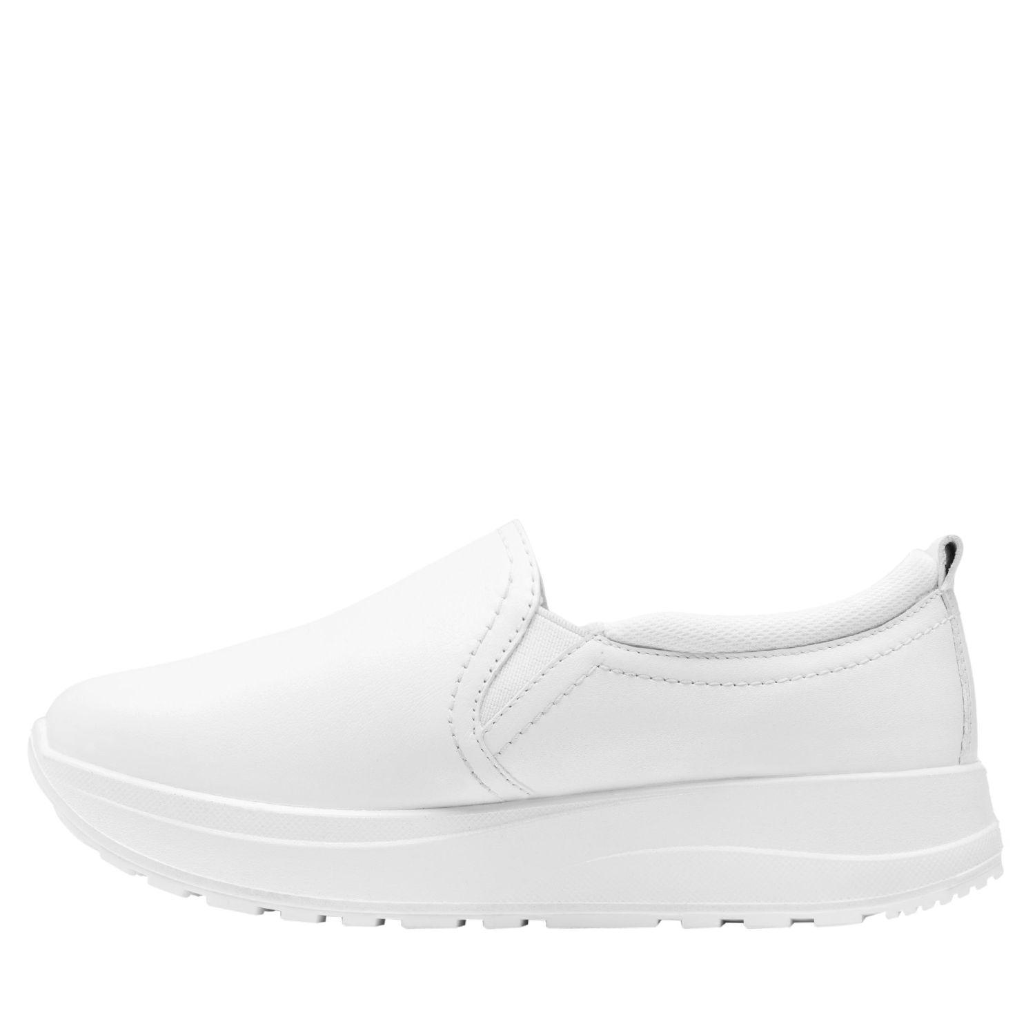 Zapatilla Mujer Cuero Atsiri Blanco Flexi-2