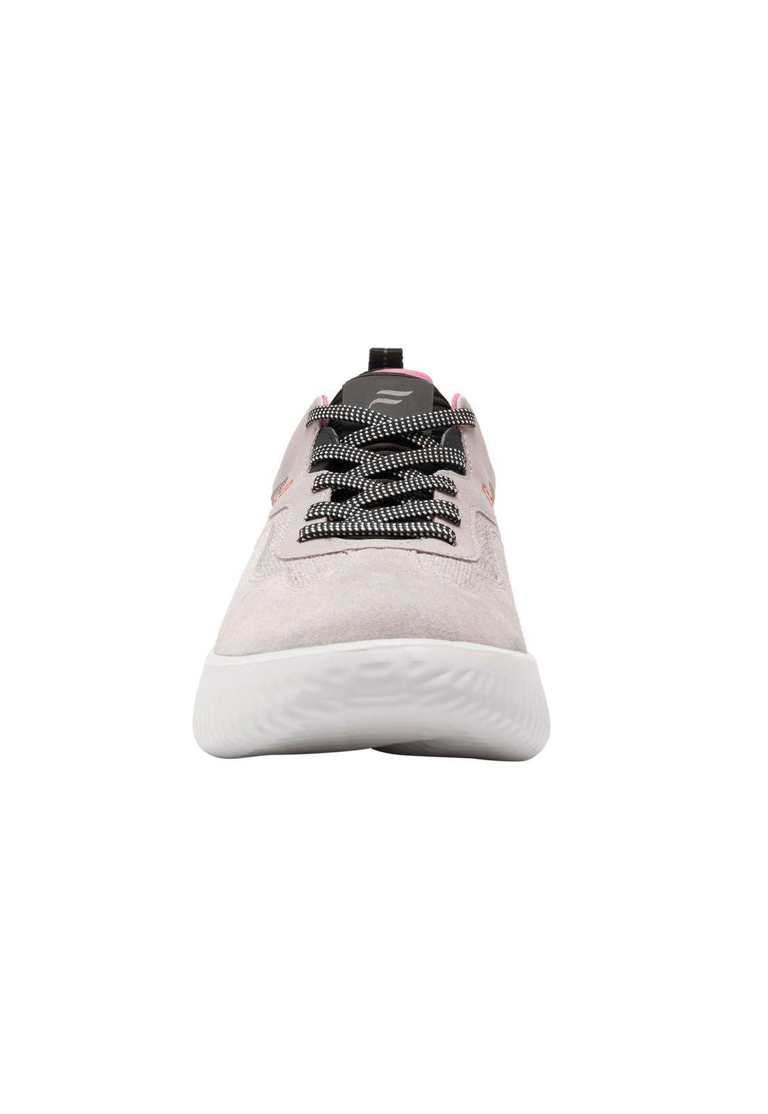 Zapatilla Mujer Danna Gris Flexi-4