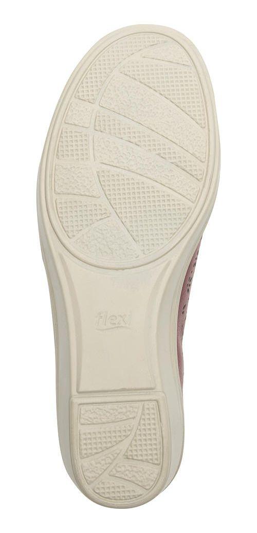 Zapato Mujer Cuero Castaña Rojo Flexi-7