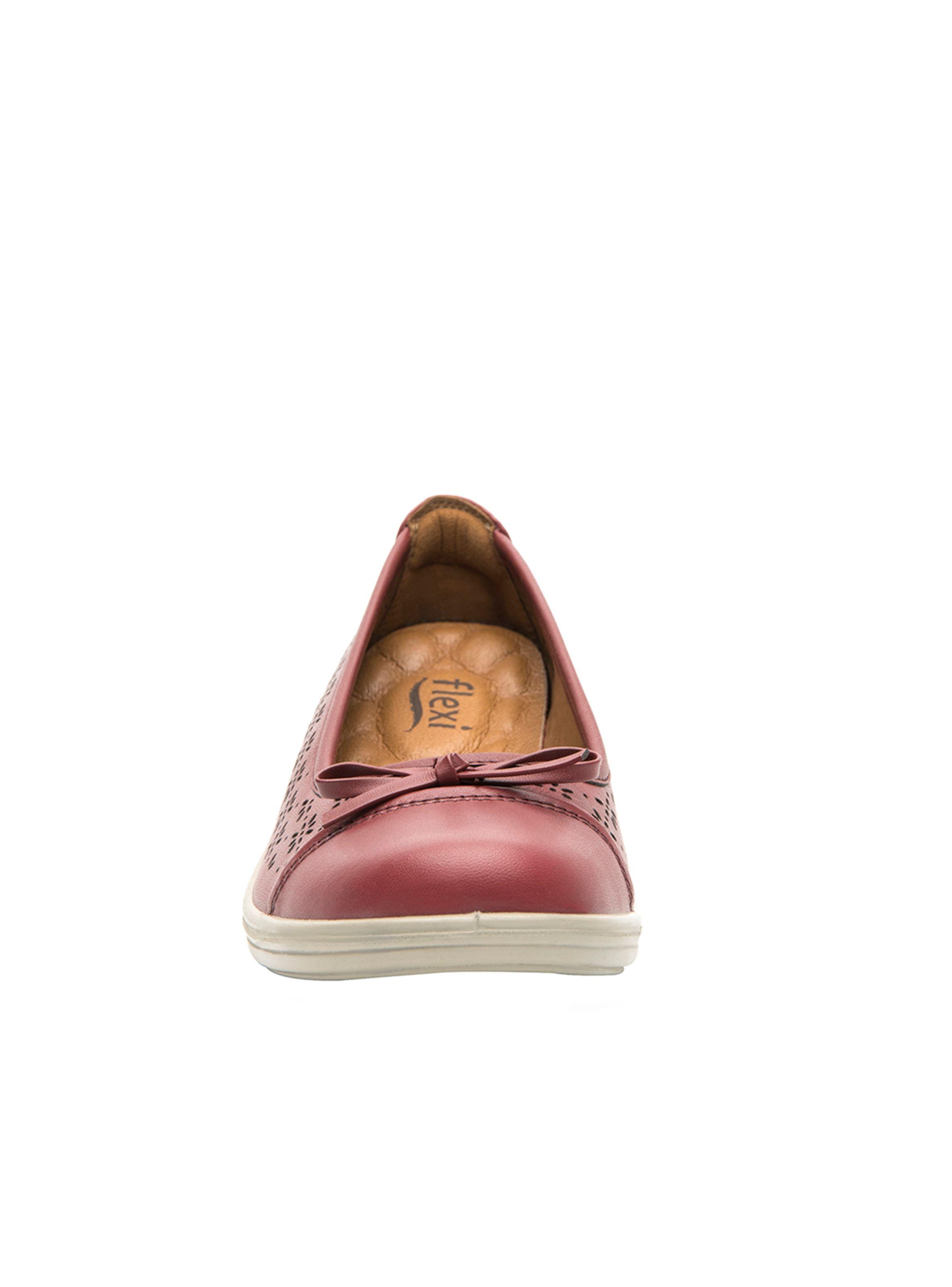 Zapato Mujer Castaña 45608rojo-2