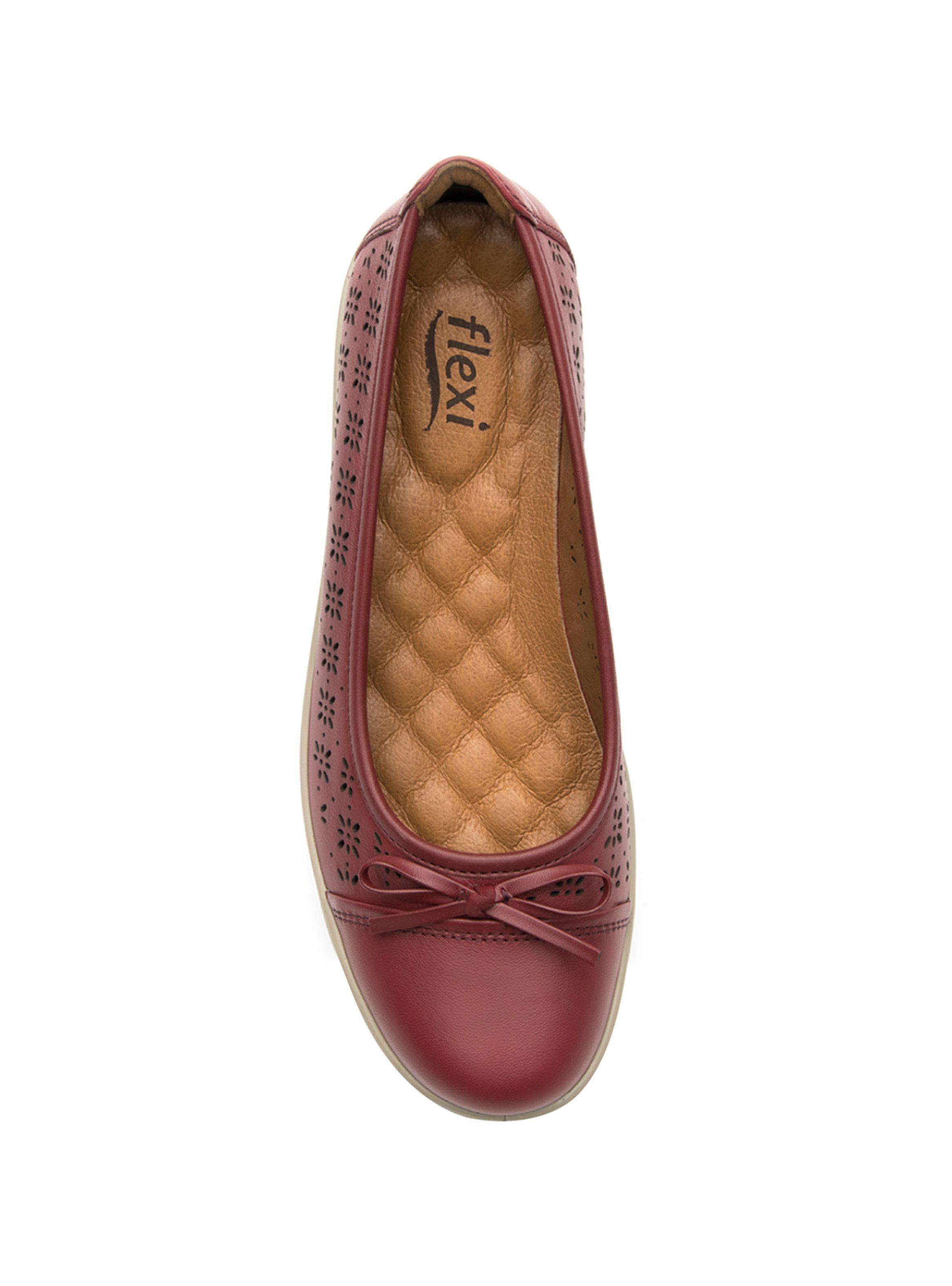 Zapato Mujer Castaña 45608rojo-4