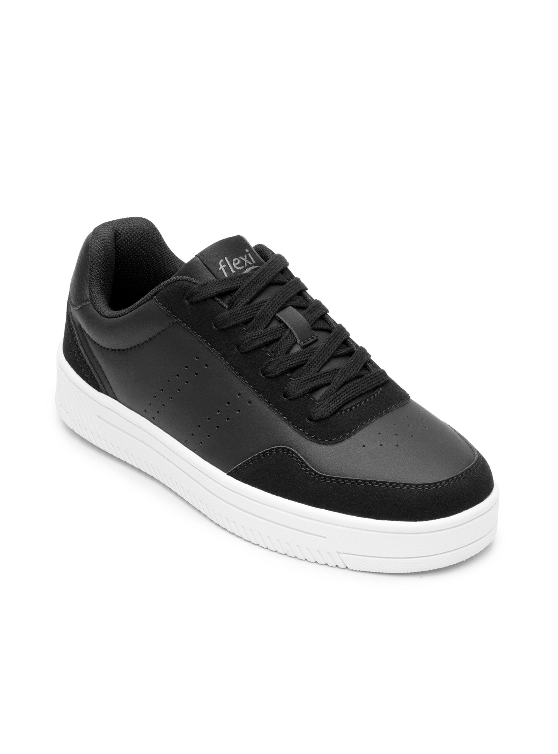 Zapatilla Mujer Inna 131607 Negra Flexi-1