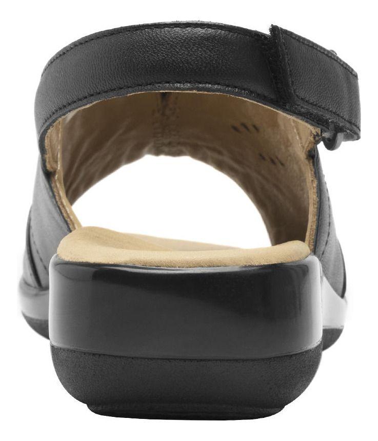 Sandalia Mujer Cuero Gaia Negro Flexi-3
