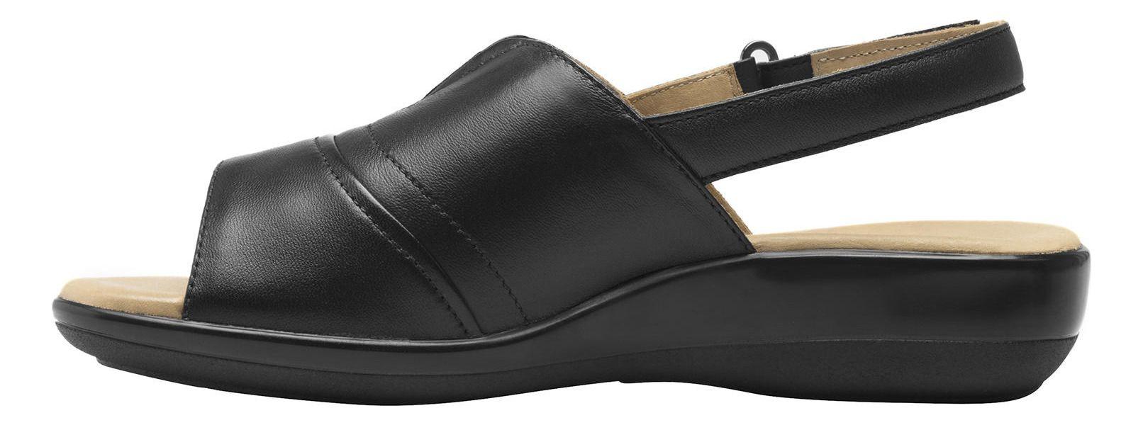 Sandalia Mujer Cuero Gaia Negro Flexi-6