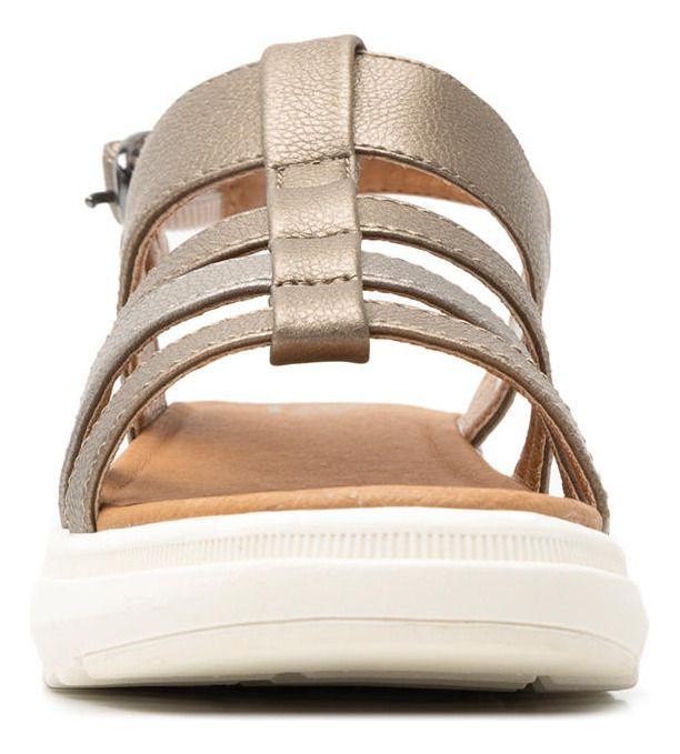 Sandalia Mujer Fraga 129402 Dorada Flexi-3