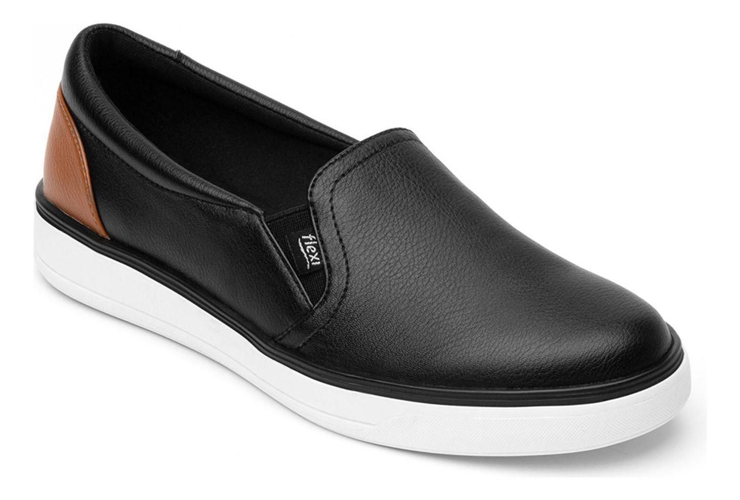 Zapatilla Mujer Canoli Negro Flexi-1